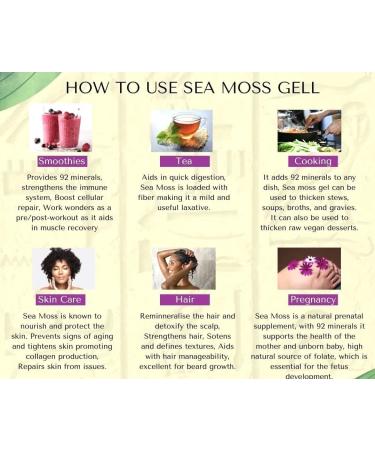 Caribbean Sea Moss Gel with a hint of Nutmeg & Cinnamon 250ml | Free same day shipping on orders b4 noon 1 - Buy Online on SooperMarket.com