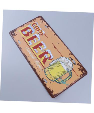 ABOOFAN Metal Signs Iron Sign Painting Iron Painting Tin Signs The Sign Wall Decoration Three-dimensional Picture 1 Medium - Buy Online on SooperMarket.com
