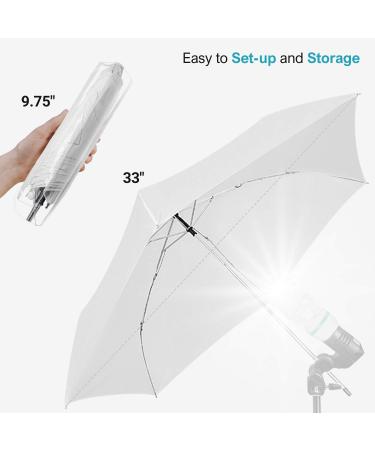 Julius Studio 33 3-Fold Ultra Compact Photography Soft Umbrella for Studio Lighting - JSAG669 - Buy Online on SooperMarket.com