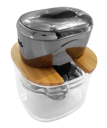 FitSand Bamboo Shaver Rinse Stand for Skull Shaver Pitbull Gold Pro - Ideal for Electric Bald Head & Face Wet/Dry Shaving - Buy Online on SooperMarket.com