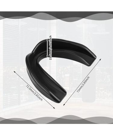 100 Pcs Kids Youth Mouth Guard for Sports Mouthguard Athletic Football Mouth Guard Football Mouthpiece Gum Protection for Boxing Basketball Football Hockey Karate Basketball Lacrosse Simple Style Black - Buy Online on SooperMarket.com