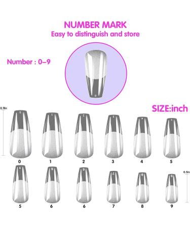 Short Nail Tips - 600PCS Half Matte Soft Gel Nail Tips Full Cover False Nails Tips Clear Acrylic Fake Nails Tips for Press On Nails Short 12 Size 600 PCS (600-Medium-B) B Medium - Buy Online on SooperMarket.com