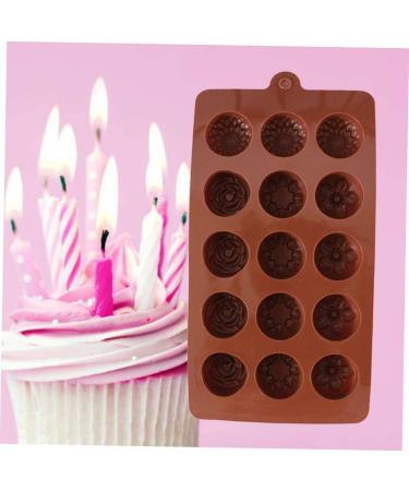 MAGICLULU 2pcs Decor Chocolate Silicone Molds Sphere Baking Silicone Candy Mold Candy Molds Silicone Moulds Cake Mold Silcone Molds Flower Baking Mould Cake Baking Molds Waffles Flowers mediumx2pcs Coffeex2pcs - Buy Online on SooperMarket.com