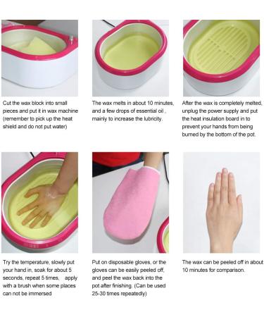 2pcs Paraffin Waxes Moisturizing Nourishing Paraffin Wax Bath Hand Foot Beauty Mask Winter Skin Care Wax Refills For Spa Home Facials Hand Foot Wax Heating Bath Paraffin Wax Paraffin Wax (Lemon) - Buy Online on SooperMarket.com