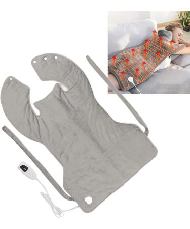 Buy Heating Pillows for Neck & Shoulders - Soft Plush 6-Gear Adjustable Heated Wrap - 37x22 inches - Perfect for Pain Relief! - Buy Online on SooperMarket.com