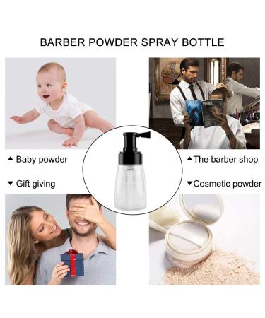 Barber Powder Spray Bottle Set - Refillable Hair Fiber Applicator for Hair Salon & Home Beauty - 2 Pack (140ml+140ml) - Buy Online on SooperMarket.com