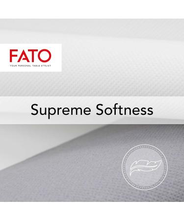 FATO Disposable Paper Napkins - Soft Gentle 40 Pack Yellow 2-Layer FSC Certified 100% Pure Cellulose - Perfect for Events and Everyday Use - Buy Online on SooperMarket.com