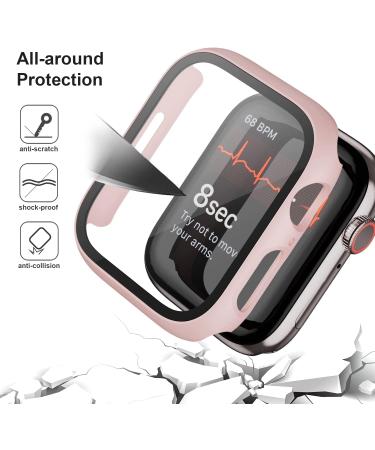 Haojavo 12 Pack Case for Apple Watch Series 8 & 7 45mm with Tempered Glass Screen Protector - Ultra-Thin Scratch Resistant Bumper Cover 12 Pack - Buy Online on SooperMarket.com