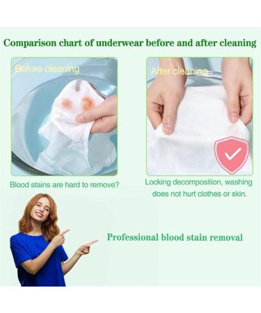 Underwear Laundry Detergent Liquid Underwear Detergent 99% Powerfully Plant Based Underwear Detergent Laundry Liquid Deep Removing Blood Stains (pink (rose scent)) - Buy Online on SooperMarket.com