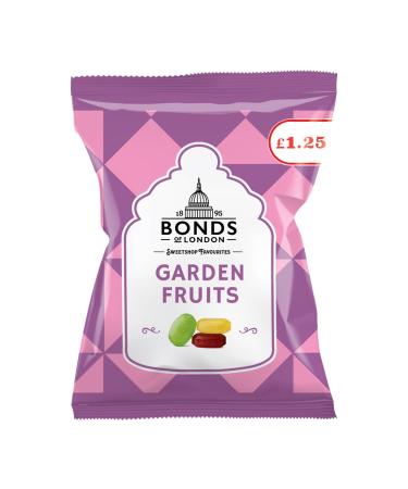 Bonds Garden Fruits | Boiled Sweets | Perfect For Sharing | Fruit Flavour | 120g | (Pack of 6)