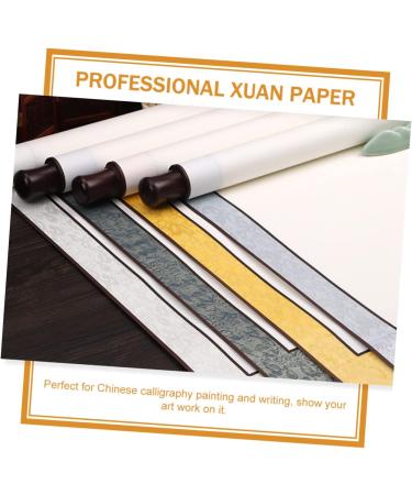 STOBOK 2pcs Blank Rice Paper Scroll Office Work Paper Vintage Silverx2pcs 1.5X40X119CMx2pcs - Buy Online on SooperMarket.com