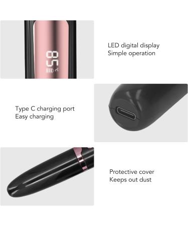 USB Rechargeable Heated Eyelash Curler Gentle and Effective Curling 4 Temperature Levels Portable with Safety Auto Power Off Compatible with Various Charging Devices - Buy Online on SooperMarket.com