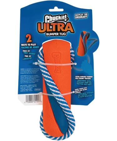 Chuckit! Ultra Bumper Tug Toy - Rope and Rubber Dog Fetch Toy - Buy Online on SooperMarket.com