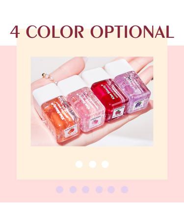 Fruit Pearlescent Plumping Lip Oil Kit - Strawberry Lip Gloss with Long-Lasting Hydration and Nourishment - Buy Online on SooperMarket.com