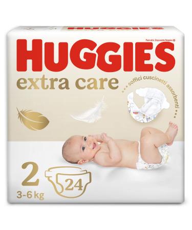 Huggies Baby Size 2 (3 6 KG) 24 Diapers Size 2 (24 Pack) Size 2 (3 6 KG)
