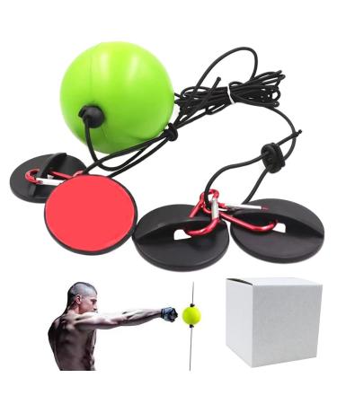 PCUORLEORS Double End Punching Ball with Boxing Reflex Ball, Pump, Headband for Gym MMA Boxing Sports Punch Bag Adult Kids Men Women