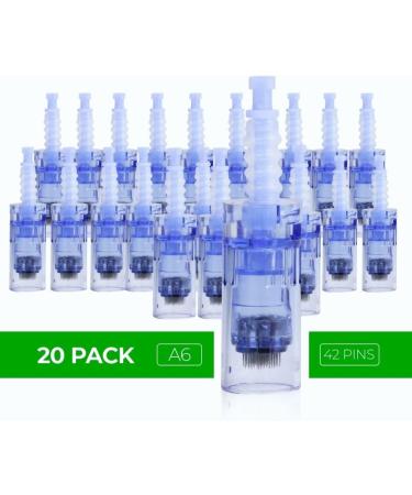 Dr. Pen Ultima A6 42-pin Replacement Cartridges (20 Pack) - 0.25mm Disposable Parts - Buy Online on SooperMarket.com