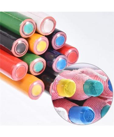 GCAMX 12PCS Sewing Mark Chalk Pencil Set - Erasable Pen for Tailor's Sewing Marking, 6 Colors - Buy Online on SooperMarket.com