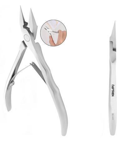 Professional nail nippers Soft Thin ingrown nails 16 mm blade Special pedicures Stainless steel Manual sharpening Curved - Buy Online on SooperMarket.com