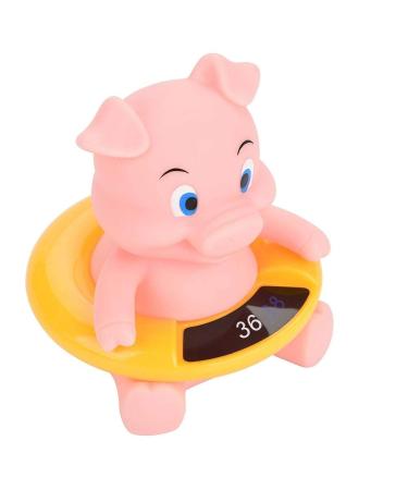 Cartoon Animal Digital Water Thermometer Baby Bath Toy - Pink Pig Design - Buy Online on SooperMarket.com