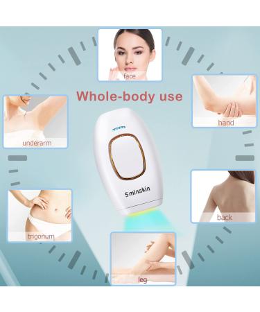 5minskin At-Home Laser Hair Removal Handset - Permanent Hair Reduction for Body & Face - Buy Online on SooperMarket.com