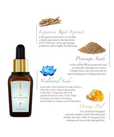 Buy Forest Essentials Activating Serum Rasa 30ml - Natural Skincare - Fast International Shipping - Buy Online on SooperMarket.com