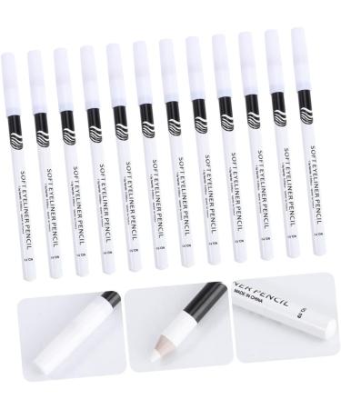 PLAFOPE 72 Pcs Eyeliner Pencil Hair Braiding Sponge Eye Line Drawing Tool Eye Line Pencils Wooden Pole White - Buy Online on SooperMarket.com