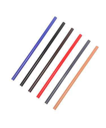 Healeved 6pcs Eyebrow Pencil Lip Liner Set Eyebrow Liner Makeup Pens Fine Eyebrow Pen Face Stuff Wooden