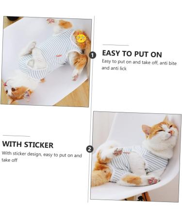 NOLITOY 3pcs Cat Postoperative Clothing Four Seasons The Cat Sx3pcs Sky-bluex3pcs - Buy Online on SooperMarket.com