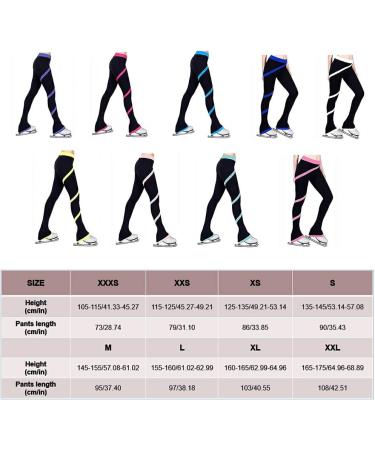 Warm Ice Skating Pants for Girls - Lightweight Skin-friendly & Washable Training Leggings - Light Blue/S - Buy Online on SooperMarket.com