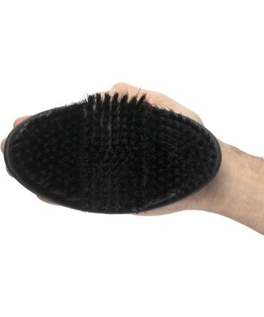 LeMieux Flexi Soft Body Brush for Horses - Black - Synthetic Bristles - Ergonomic Shape - One Size One Size Black - Buy Online on SooperMarket.com