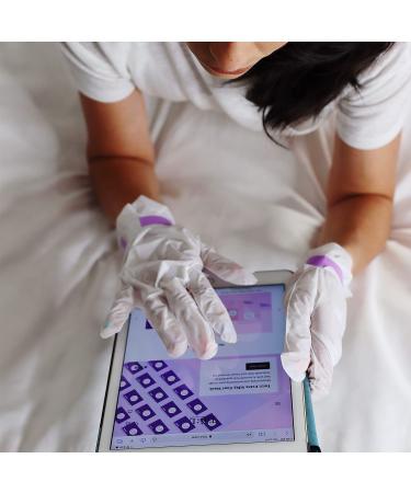Toi L x Catherine Muller Floral Hand Mask Glove (1 Tin/8 Pairs) - Moisturizing Glove for Dry Hands with Premium Hand Spa Treatment - Whitening, Repairing, and Hydrating for Rough & Damaged Hands - Buy Online on SooperMarket.com