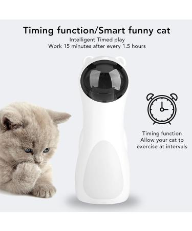 TYTOGE Automatic Cat Laser Toy Timing Function Dual Power Supply Adjustable Angles LED Interactive Laser Cat Toys for Indoor - Buy Online on SooperMarket.com