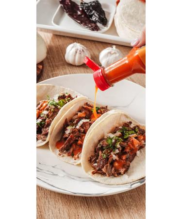 Mexico Lindo Red Habanero Hot Sauce - 78,200 Scoville - 5 Fl Oz Bottles (Pack of 2) - Buy Online on SooperMarket.com