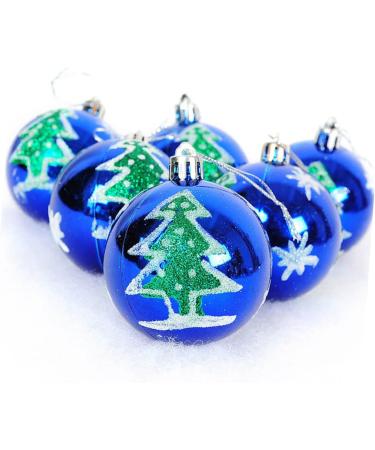 Cabilock 18 Pcs Christmas Decor Lob Christmas Baubles Decorative Christmas Hanging Ornament Balls Boxed Pack - Buy Online on SooperMarket.com
