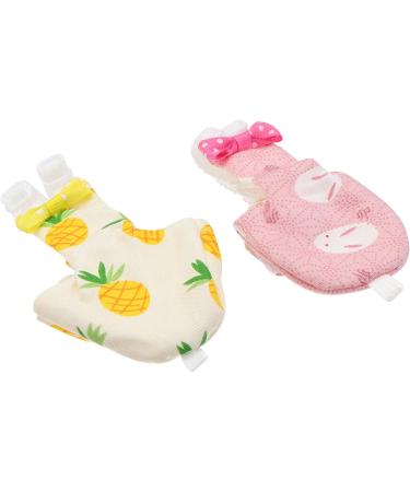 Balacoo 2Pcs Reusable Bird Diaper Set for Parrot, Cockatiel, Macaw - Washable Flight Suit Dress (Random Style) | Pet Nappies Clothes - Buy Online on SooperMarket.com