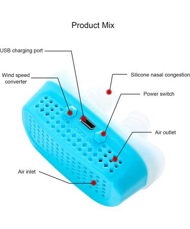 Blue Pisa Leaning Tower Anti Snoring Nasal Dilator Food-Grade Silicone for Men and Women - Buy Online on SooperMarket.com