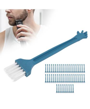 50pcs Soft Bristle Shaving Brush Set - PP Handle Cleaning Brushes for Razors & Scissors - Perfect for Dust Removal & Grooming - Buy Online on SooperMarket.com