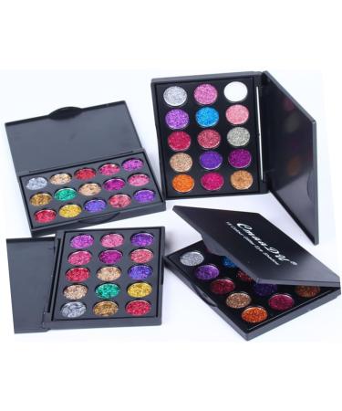 OSALADI 15 Matte Eyeshadow Eye Shadow Palettes Eyeshadow Pallet Eyeshadow Powder Eyeshadow Palette Diamond Makeup Palette Eyeshadow Matt 1 count (Pack of 1) Picture 1 - Buy Online on SooperMarket.com