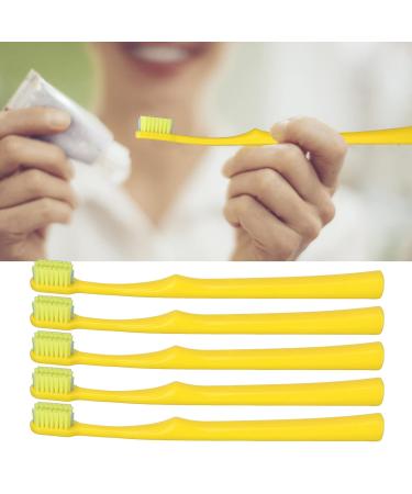 5-Piece Yellow Braces Care Set | Soft & V-Shaped Orthodontic Toothbrush | Interdental Brush for Effective Dental Hygiene - Buy Online on SooperMarket.com
