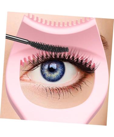 BELLIFFY 2pcs Mascara Brush Eyeliner Applicator Tool Massaging Eye Mask Eyeshadow Stencil Pink - Buy Online on SooperMarket.com