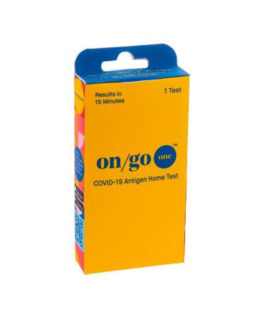 On/Go One Rapid COVID-19 Self-Test Kit with Test-to-Treat App 1 Pack 1 Test Total 15-Minute Results FDA EUA Authorized Easy to Use at Home Fast and Accurate