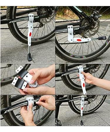 BlueSunshine Adjustable Alloy Bike Kickstand for 22-26 Bicycles - Black - Buy Online on SooperMarket.com
