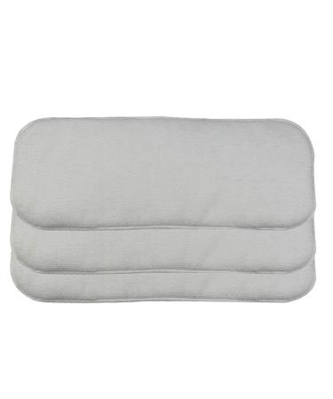 Happy cherry baby diapers Washable reusable baby diaper microfiber cloth diaper inserts set of 3 baby cloth soft fabric 3 sent - white 3 pieces (1 Pack) white