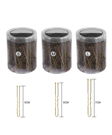300-Pack Hairpins Hair Clips & U-Pins + 100 Hair Ties with Storage Box - Perfect Hair Accessories for Women & Girls - Buy Online on SooperMarket.com
