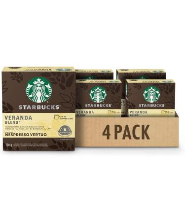 STARBUCKS Veranda Blend for Nespresso Vertuo Blonde Roast Coffee Pods 8 K-Cup Capsules Pack of 4 & By Nespresso Pike Place Roast Coffee Pods Medium Roast Coffee+Roast Coffee Pods Veranda 1 count (Pack of 4) - Buy Online on SooperMarket.com
