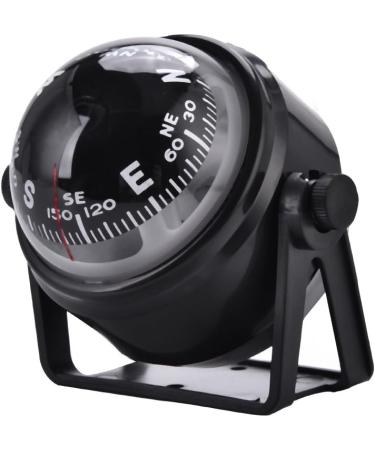 Boat Compsss  Black Electronic Adjustable Military Marine Ball Night Compass for Boat Vehicle - Buy Online on SooperMarket.com