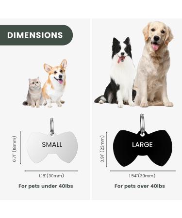 Personalized Yehanti Dog Brand - Engraved Stainless Steel Name Tag for Dogs Cats & Puppies | Custom Name Phone & Address - Buy Online on SooperMarket.com