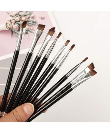 4-Piece Black Double-Head Eyebrow Brush Set | Multi-Functional Spoolie & Comb for Perfect Eyebrow Tinting - International Shipping Available - Buy Online on SooperMarket.com
