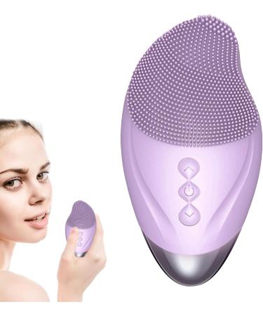 Vesone Cleansing Facial Brush Soft Silicone Face Brush Vibrating Rechargeable Waterproof Skin Care Tool for Firming Enhances Product Absorption Purple (English) - Buy Online on SooperMarket.com
